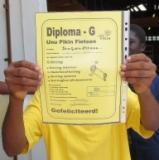 leerling met diploma