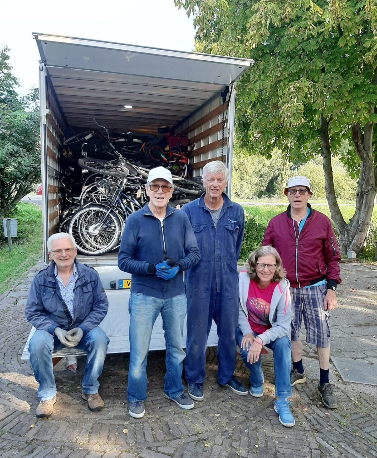 groep voor de vrachtwagen 